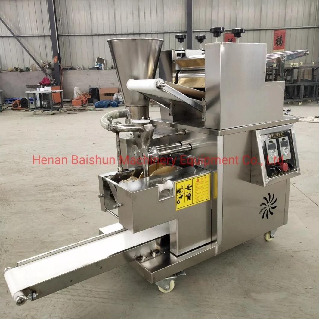 Stainless Steel Automatic Spring Roll Dumpling Gyoza Wrapper Momo Wonton/Samosa/Empanada Roti Tortilla Dough Skin Making Machine