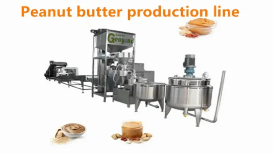 Linha de Produção de Tahini e Halva/Máquina de Fabricação de Manteiga de Amendoim