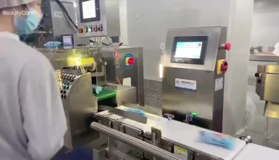 Máquina de embalagem multifuncional automática Torrada de pizza Croissant Pão pita Máquina de embalagem de embalagem Esponja Esfregão Esfregão Máquina de embalar horizontal