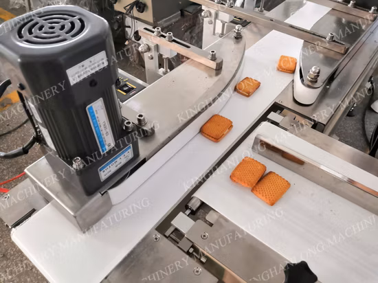 Rolo de tecido de servo motor automático de fábrica Pão Sanduíche Chapati Form Fill Seal Wrapping Flow Packaging Packing Filling Sealing Machine