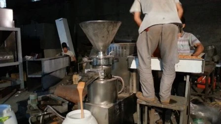 Venda imperdível Contínua Amendoim Manteiga de Amendoim Cocobean Pasta de Molho Fazendo Moagem Máquina Gergelim Linha de Produção de Tahini