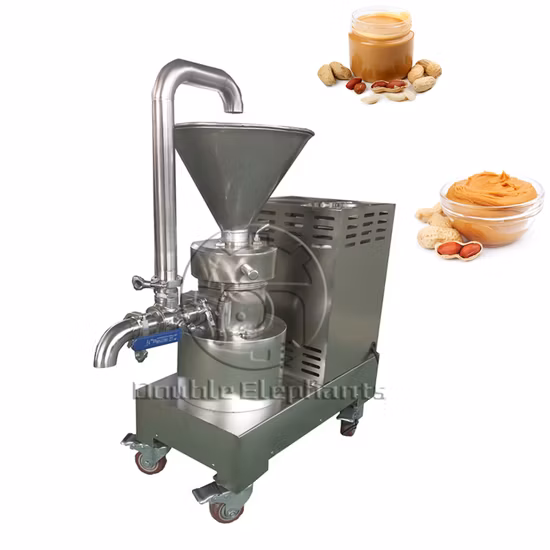 Manteiga de Amendoim e Manteiga de Amendoim de Gergelim Inoxidável 200kg/H Máquina de Linha de Produção para Fabricação