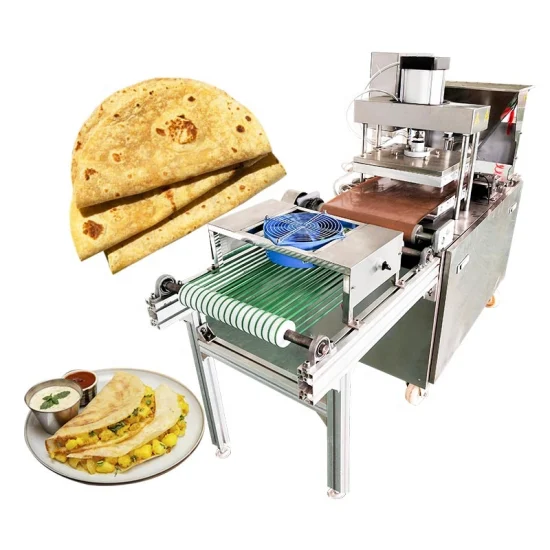 Máquina de fazer tortilla de milho totalmente automática máquina de fazer massa de pão Chapati