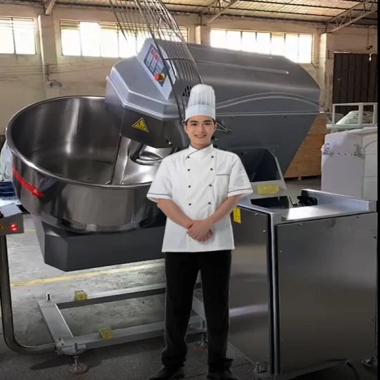 Comercial Industrial Elétrico 8 100kg 20L 260L Equipamento de Padaria de Pão de Alimentos Duplo Movimento Suporte de Massa Espiral Máquina de Mistura Espiral Misturador de Massa de Farinha